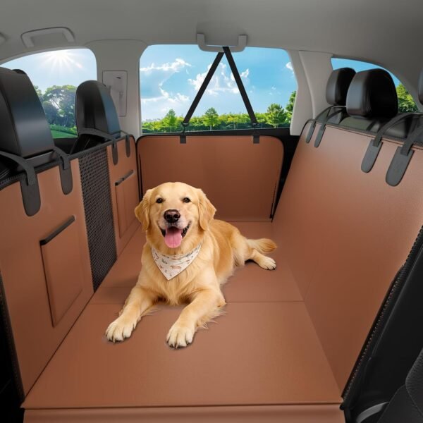 Dog rear seat cover, waterproof hammock structure, hard bottom structure, side wing structure