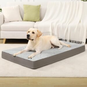 Dog bed, plush washable mat, foam removable cover structure