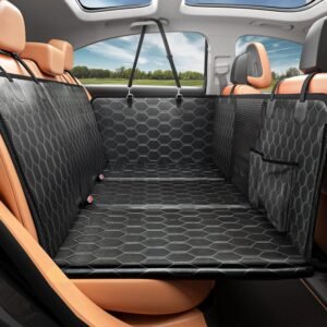 Dog car seat cover, hard base hammock structure waterproof protector