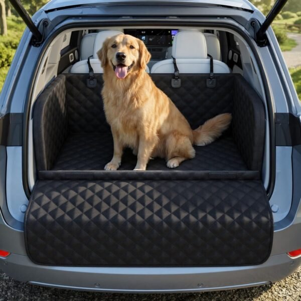 Pet trunk mat, waterproof trunk cover structure